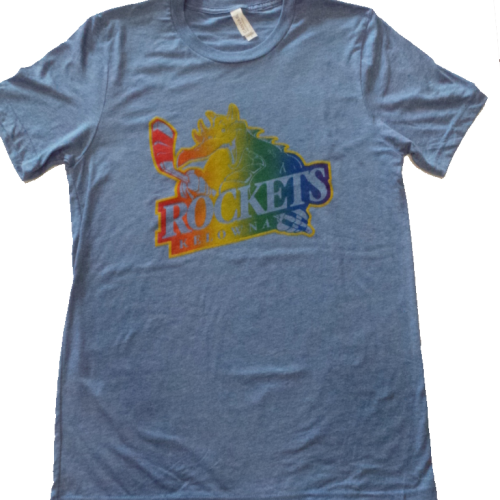 Rainbow T Canvas Tshirt Kelowna Rockets Shop