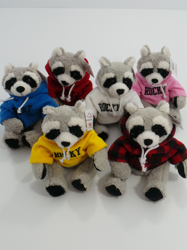 rocky raccoon stuffed animal
